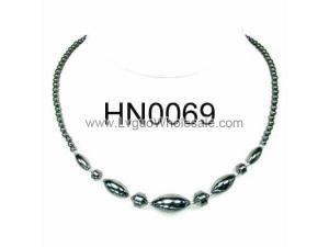 Hematite Beads Stone Chain Choker Fashion Women Necklace